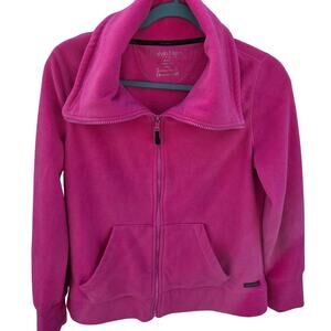 Calvin klein Performance quick dry zip up sweatshirt womens size small, hot pink